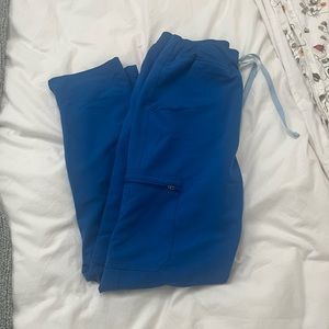 Figs Yola Skinny high rise pants in royal blue